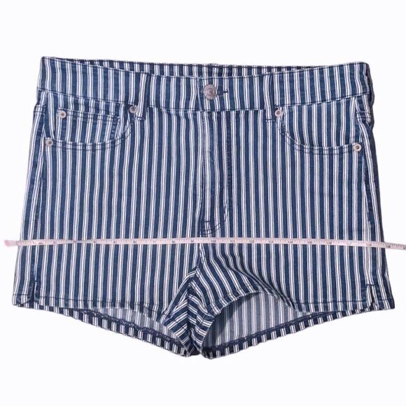 American Eagle Striped Hi-Rise Shortie size 14 - Picture 7 of 8